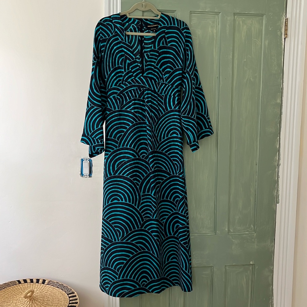 Vanessa Seward Silk Maxi Dress